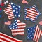 24 Pcs 4th of July Paper Plates - American Flag Patriotic Plate, Disposable Red White and Blue Star Shaped Dinner Dessert Plates Tableware for July 4th Memorial Day Independence Day Party Supplies